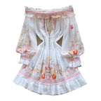 Sweetie Floral Print A-line Dress