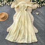 Puffy Sleeve Off-shoulder Dress