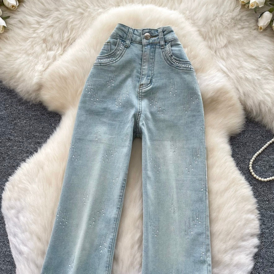 Vintage High-waist Flared Jeans