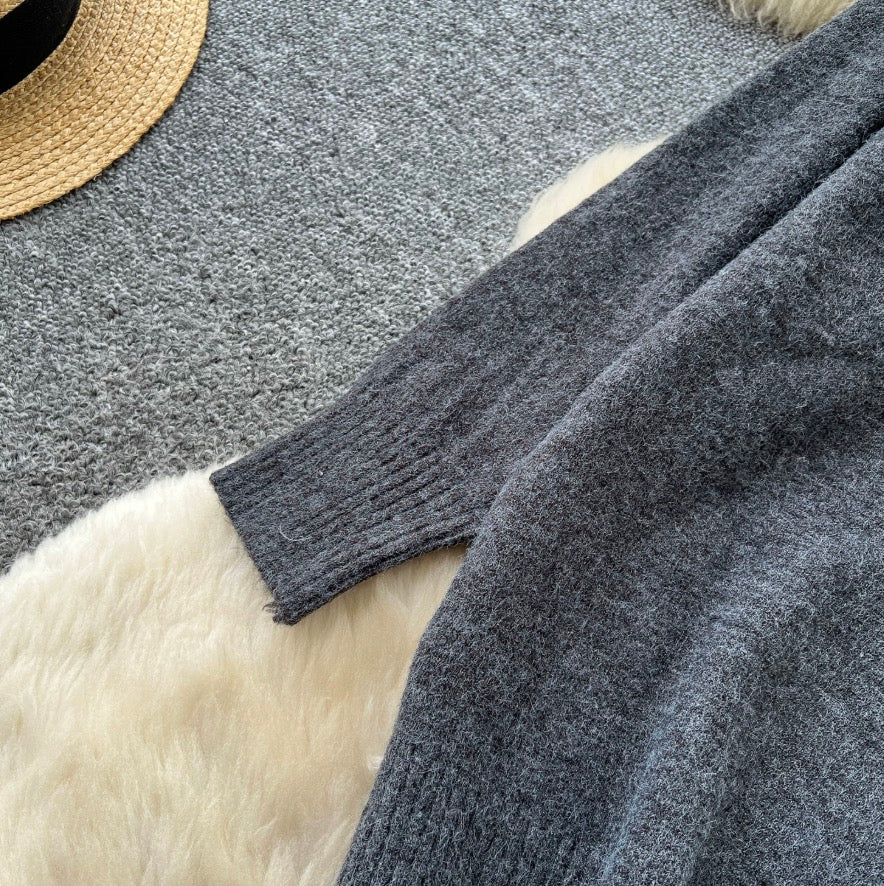 Soft Sweater & Fishtail Skirt 2Pcs