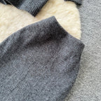 Soft Sweater & Fishtail Skirt 2Pcs
