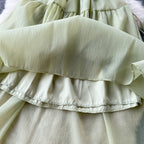 Mori Drawstring Lace-up Dress