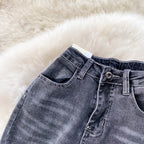 Patchwork Ruffle-trimmed Flared Jeans