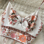 Bohemia Floral Camisole&Skirt 2Pcs