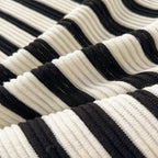 Color-block Striped Loose Knitted Dress