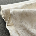 Courtly Floral Jacquard Slip Dress