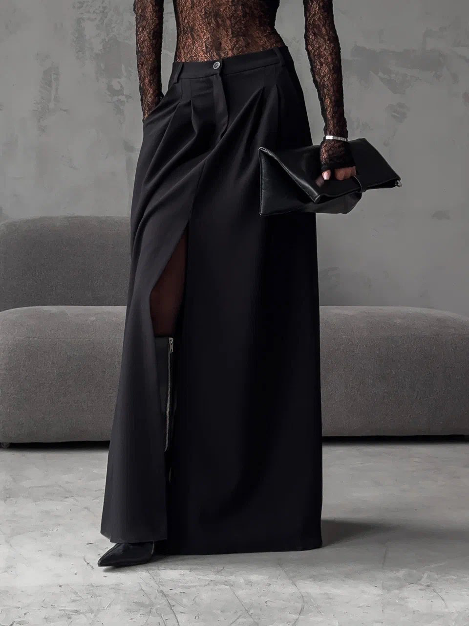 Alaia Maxi Skirt Set