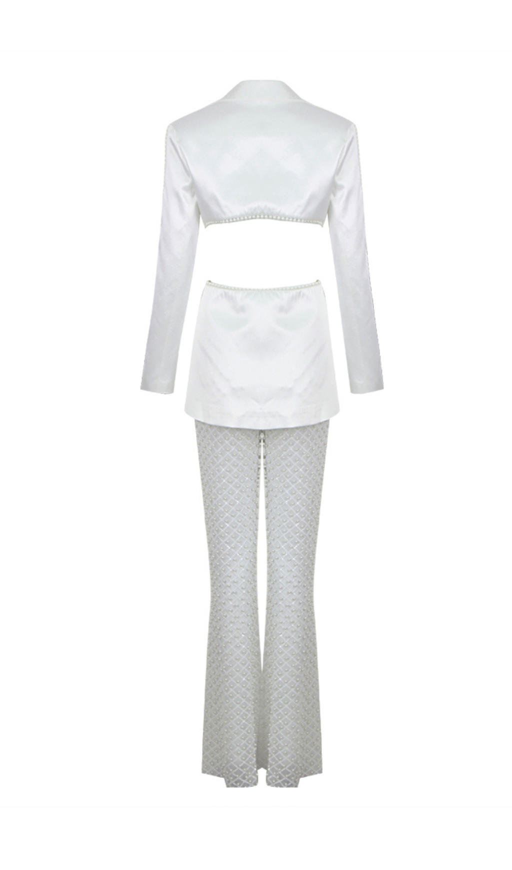 Mio Hollow Tight Trousers Two-Piece Set