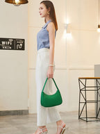 Simple Design Solid Color Underarm Bag