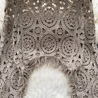 Vintage Hollowed Crochet Knitted Top