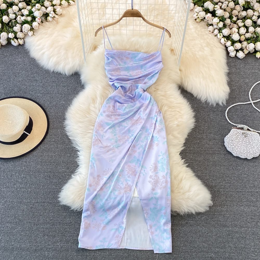 Vintage Floral Slip Dress