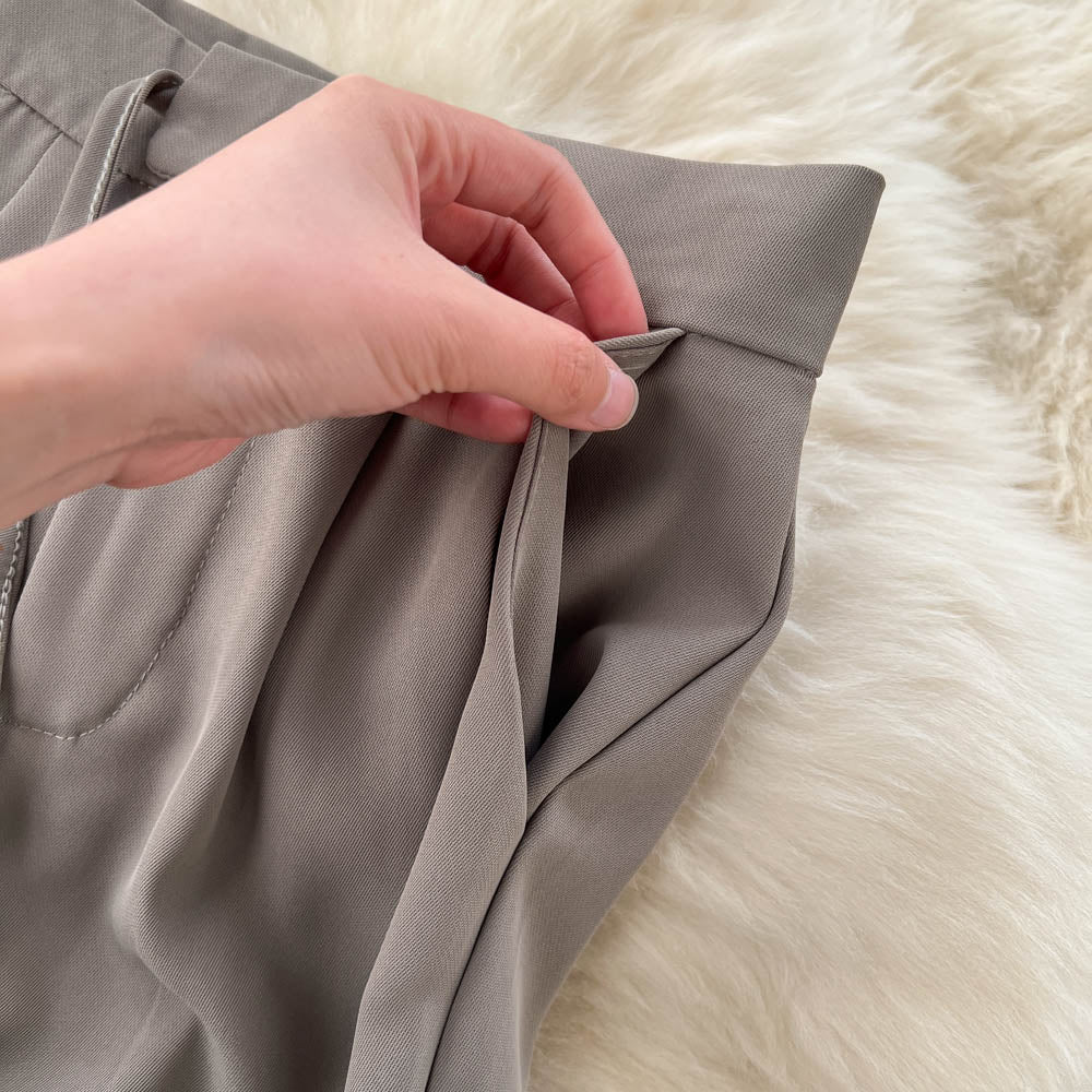 Drawstring Loose Fitting Long Trousers