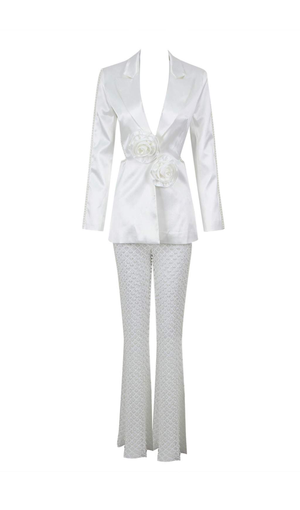 Mio Hollow Tight Trousers Two-Piece Set