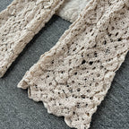 Bohemian Style Hollowed Crochet Knitted Trousers
