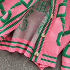 Chic Color-blocking Thermal Cardigan