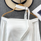 Vintage Off-shoulder Padded Short Top