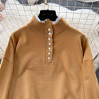 Color Blocking Jumper&Trousers Knitted 2Pcs