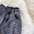 Patchwork Ruffle-trimmed Flared Jeans