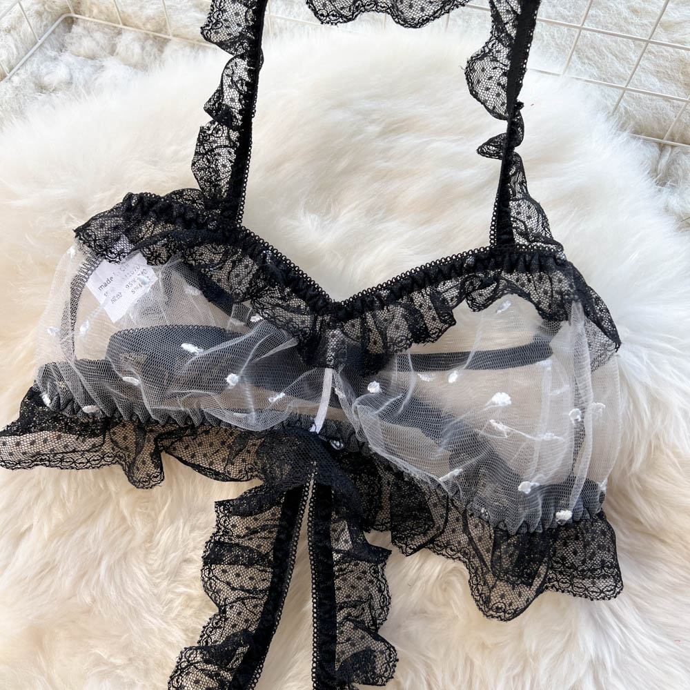 Sexy Lace Transparent Black Jumpsuit