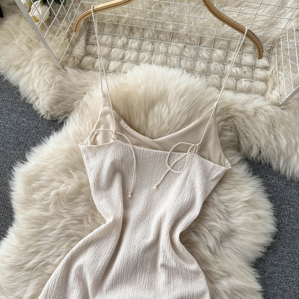 Camellia Halter Dress With Halter Back