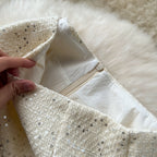 Elegant A-line Sequined Skirt