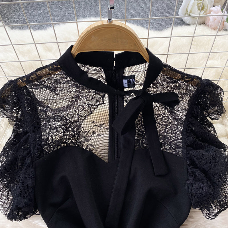 Vintage Lace Patchwork Dress