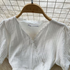Sweetie White Lace Trim Dress