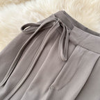 Drawstring Loose Fitting Long Trousers
