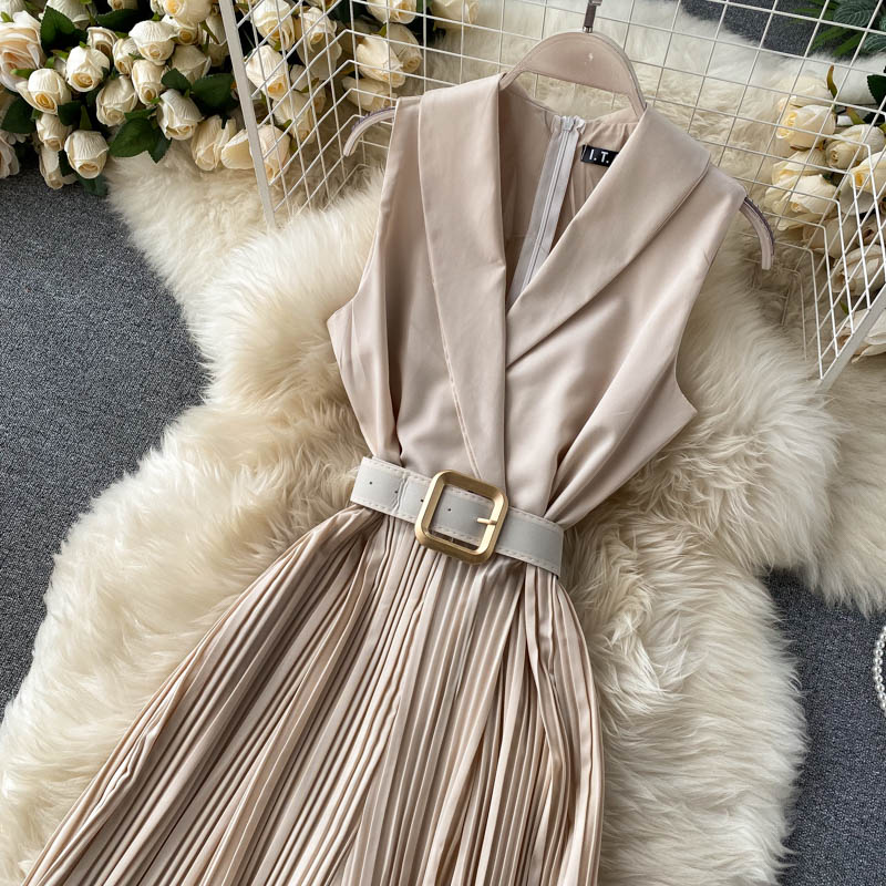 Sleeveless Tie Waist Jumpsuit
