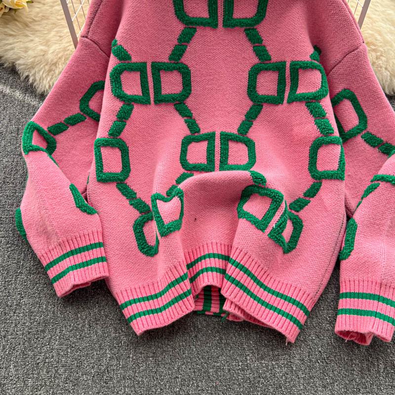 Chic Color-blocking Thermal Cardigan