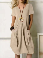 Aisha | A-Line Knee-Length Dress