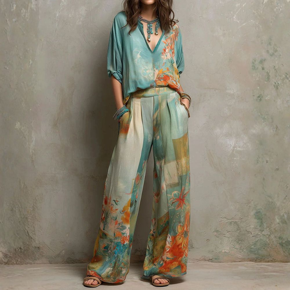AGATA | ELEGANT FLORAL SET
