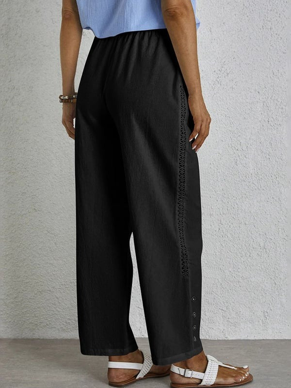 Amelia | Relaxed Button-Front Pants