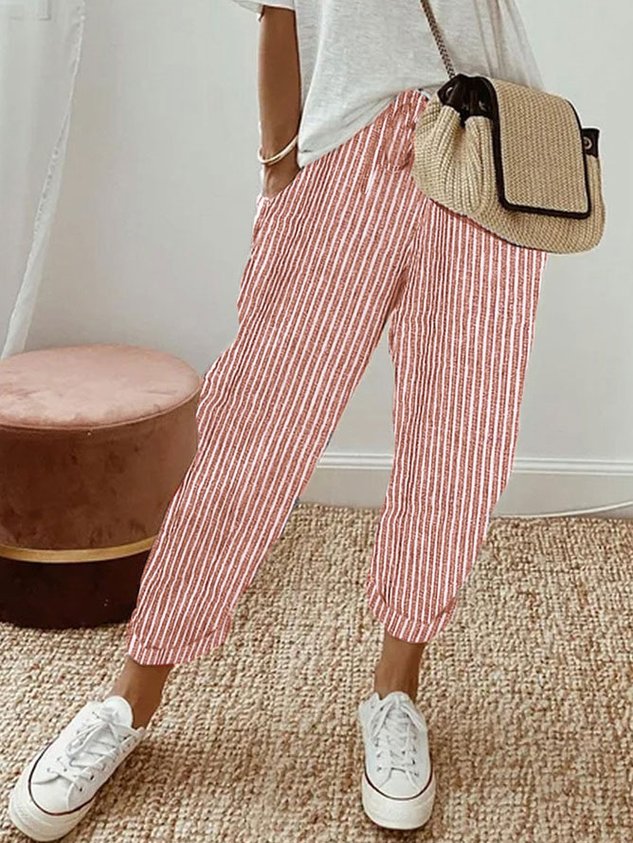 Aisha | Elastic-Waist Fluid Pants