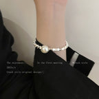 Irregular Patchwork Pearl Necklace&Bracelet