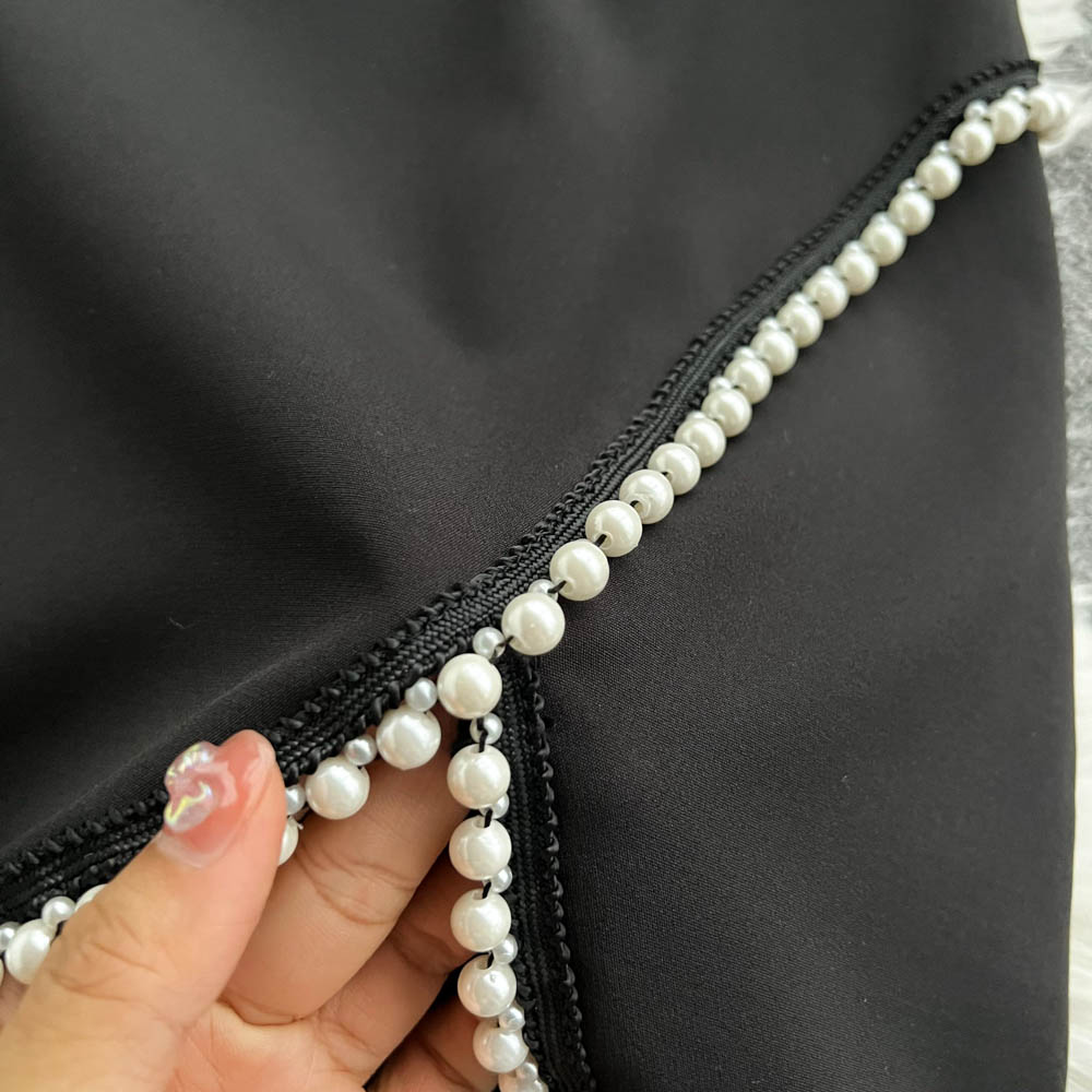 Two-piece Blouse Beaded Dress