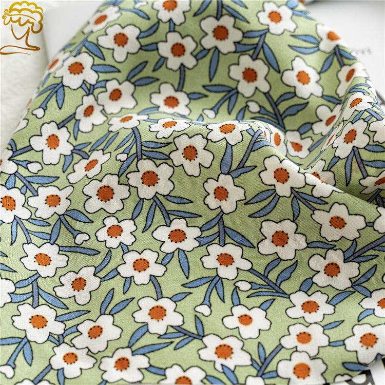 Pastoral Style Floral Triangle Kerchief