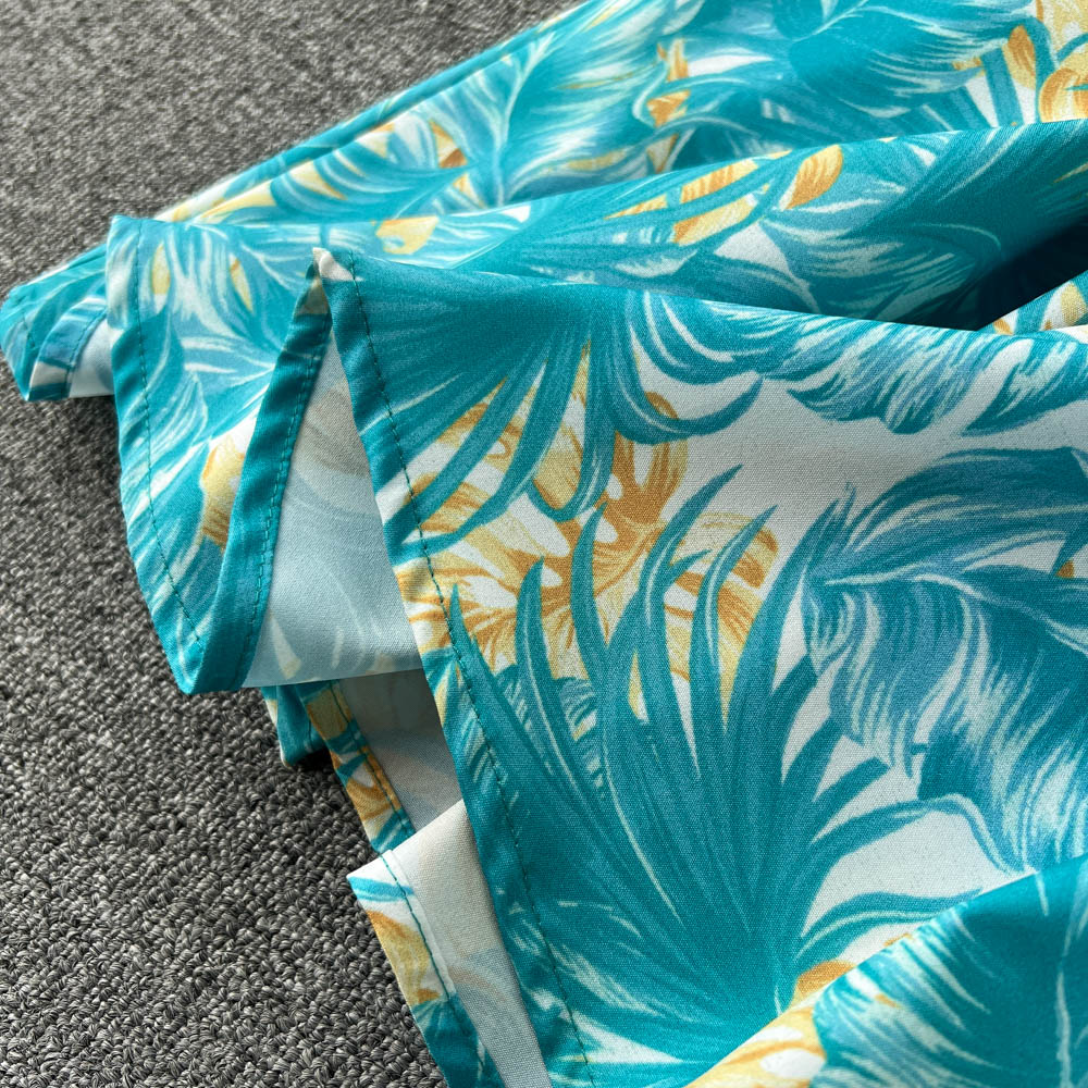 Printed Halter Top&Skirt 2Pcs Set