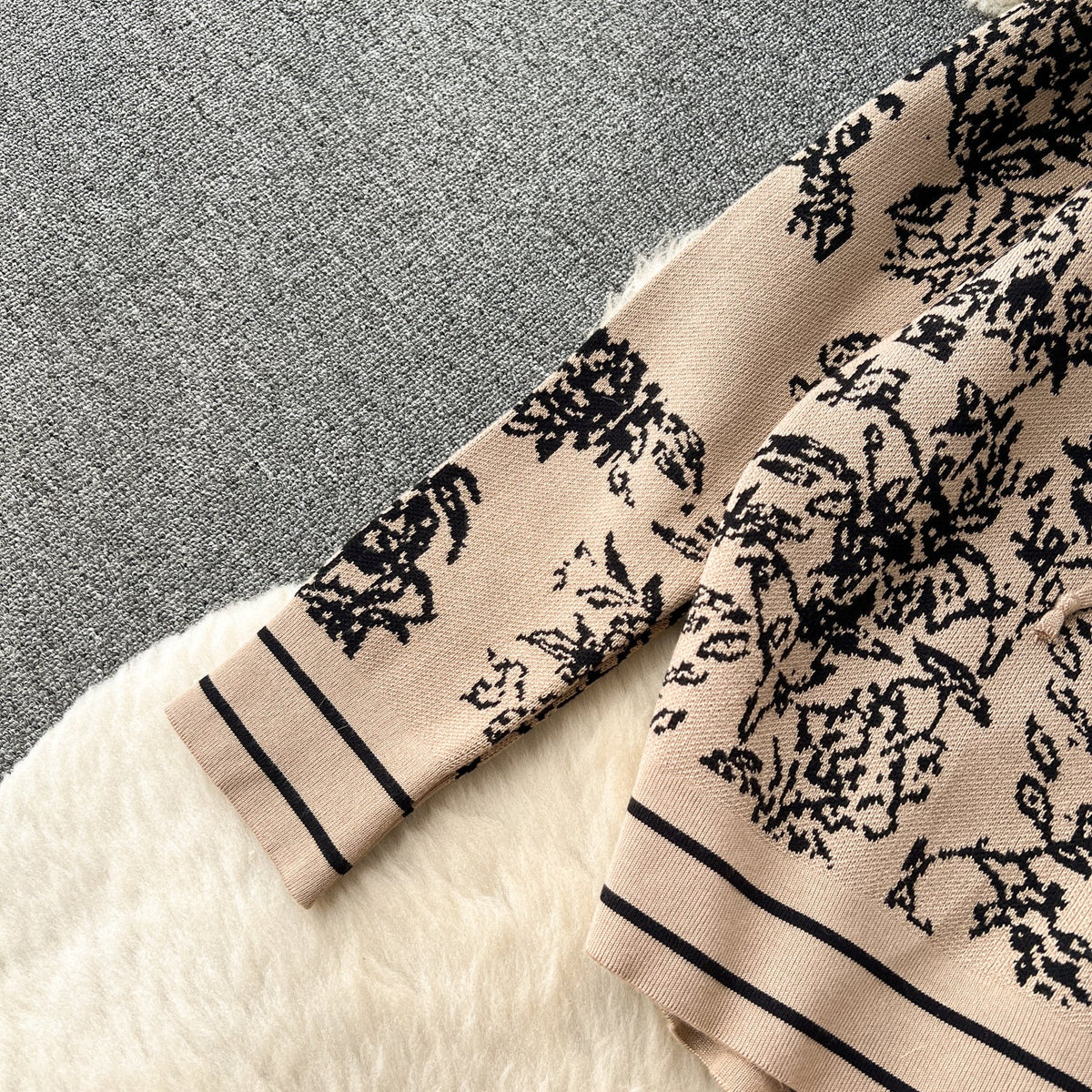 Printed Hoodie&Trousers Sportswear 2Pcs