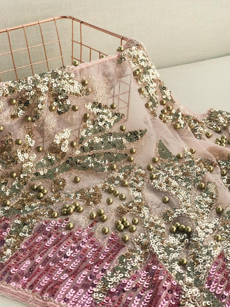 Chic Embroidered Beaded Sequin Shirt