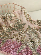 Chic Embroidered Beaded Sequin Shirt