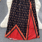 Ethnic Style Printed A-line Dress