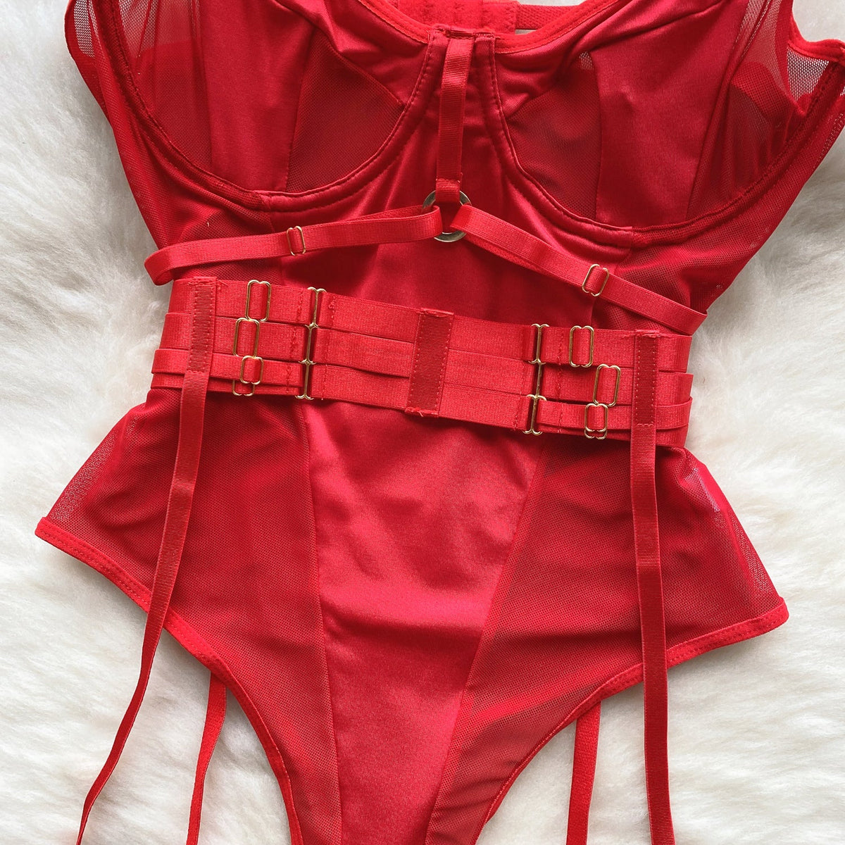 Sexy Lace-up Slip Lounge Jumpsuit