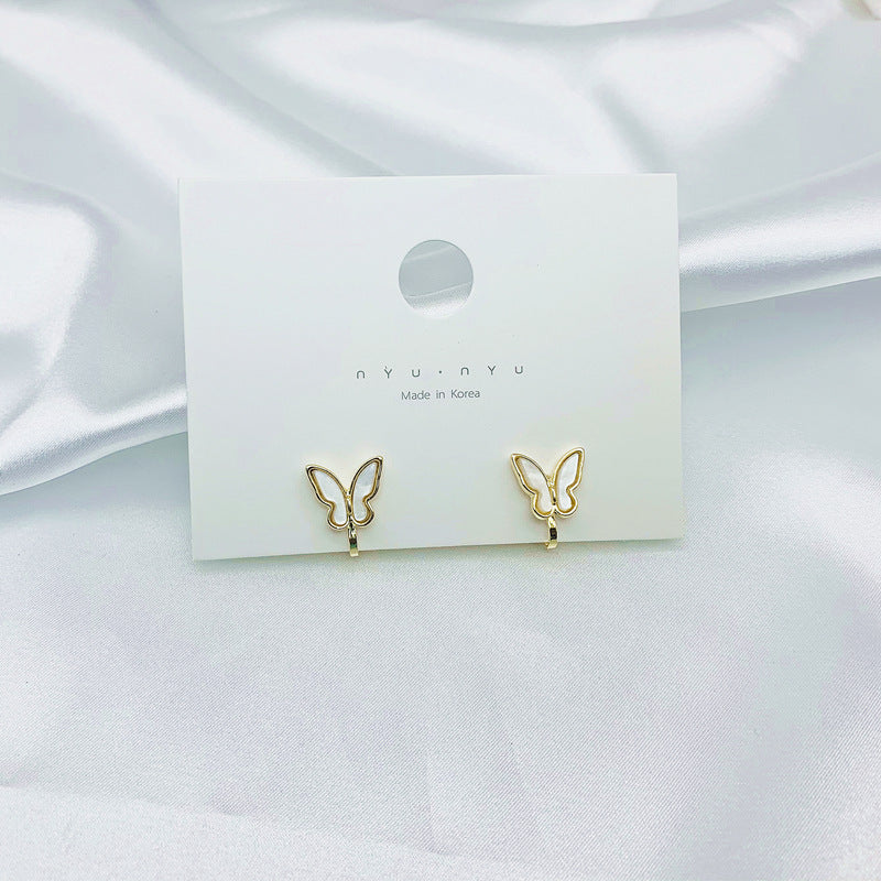 Korean-style Mini Butterfly Earrings