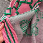 Chic Color-blocking Thermal Cardigan