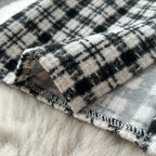 Bottom Sweater&Houndstooth Strappy Dress 2Pcs