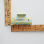 Colorful Checkerboard Hair Claws