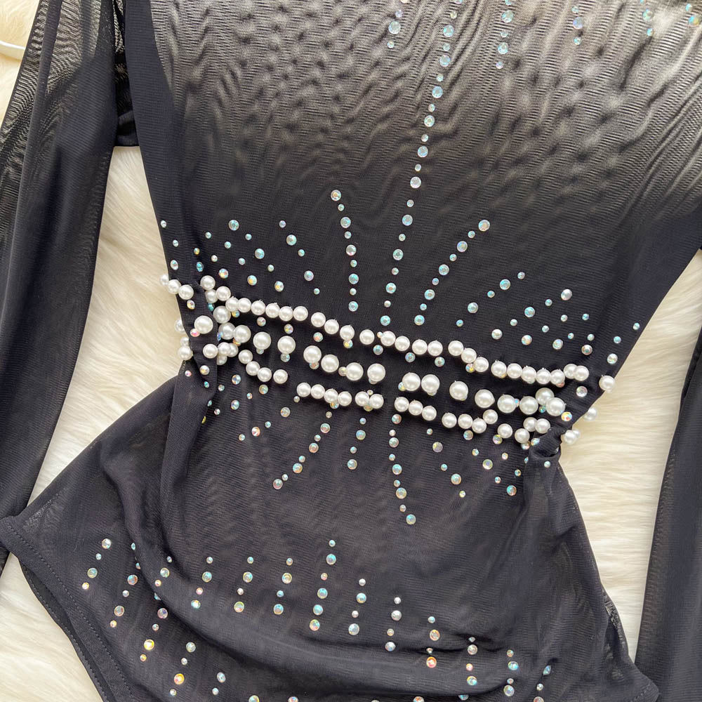 Elegant Beaded Sequin Lingerie