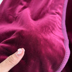 Velvet Dress With Suit Collar
