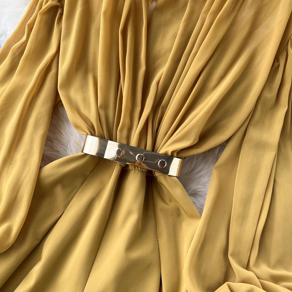 OL Square Neck Wide-leg Jumpsuit